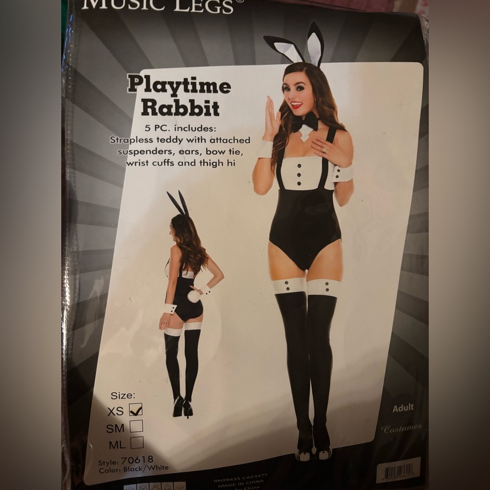 Authentic Playboy Playtime Rabbit Costume - Picture 2 of 2